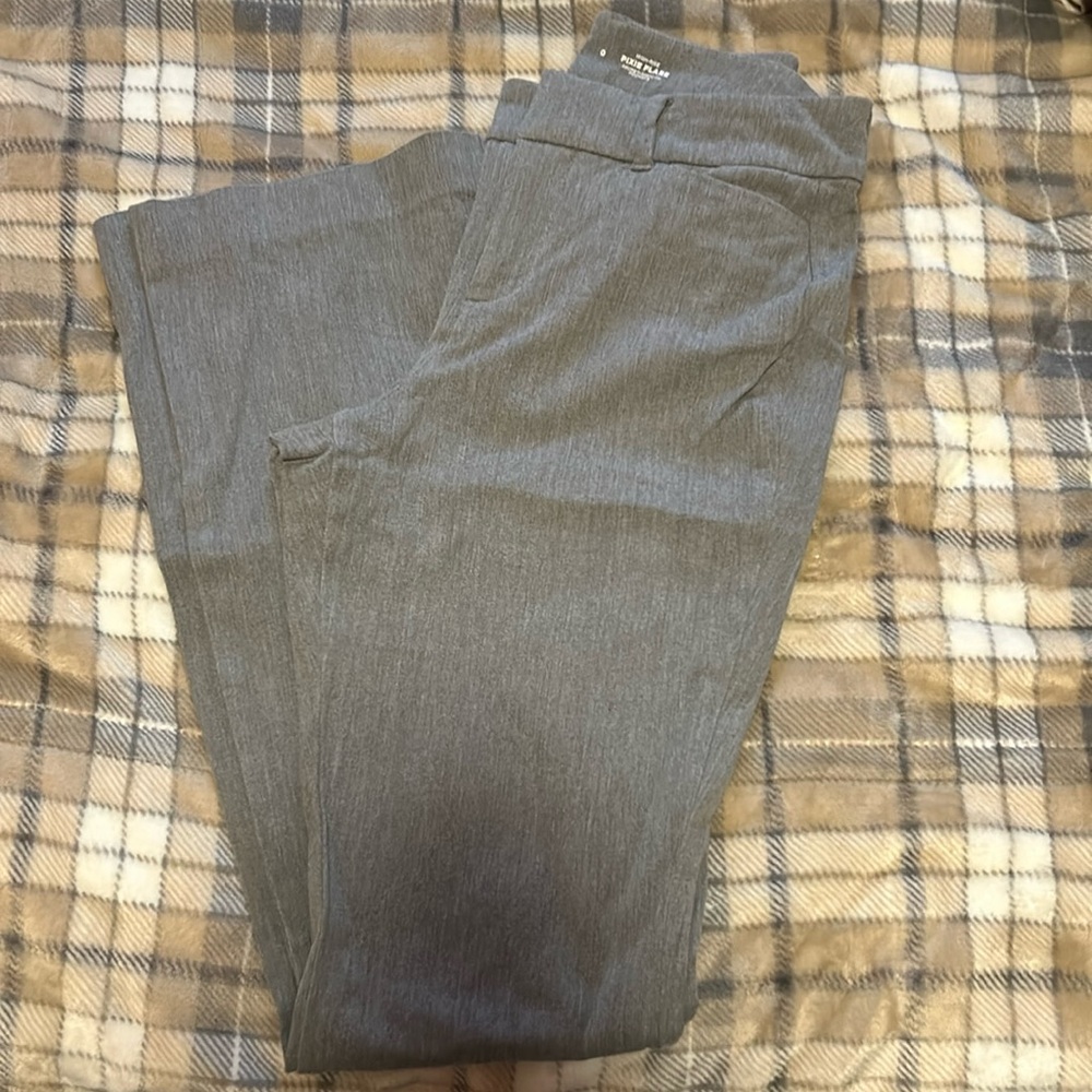 High Rise Pixi Flare Work Pants